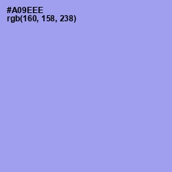 #A09EEE - Dull Lavender Color Image