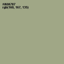 #A0A787 - Tallow Color Image