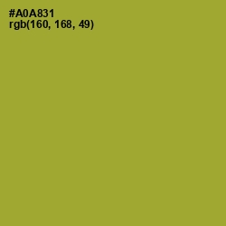 #A0A831 - Citron Color Image