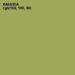 #A0A95A - Olive Green Color Image