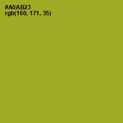 #A0AB23 - Citron Color Image