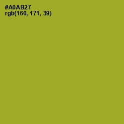 #A0AB27 - Citron Color Image