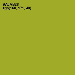 #A0AB28 - Citron Color Image