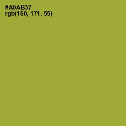 #A0AB37 - Citron Color Image