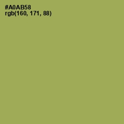 #A0AB58 - Olive Green Color Image