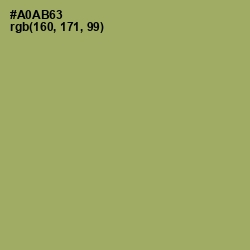 #A0AB63 - Green Smoke Color Image