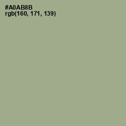 #A0AB8B - Locust Color Image