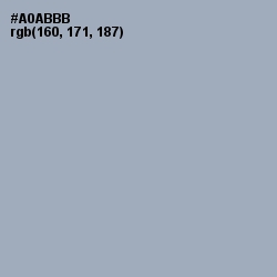 #A0ABBB - Hit Gray Color Image