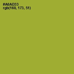 #A0AD33 - Citron Color Image