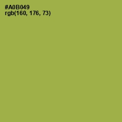 #A0B049 - Olive Green Color Image