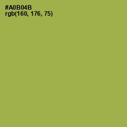 #A0B04B - Olive Green Color Image