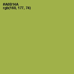 #A0B14A - Olive Green Color Image