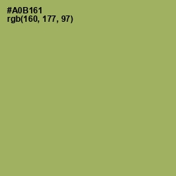 #A0B161 - Green Smoke Color Image