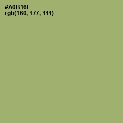 #A0B16F - Green Smoke Color Image