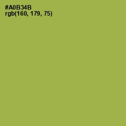 #A0B34B - Olive Green Color Image