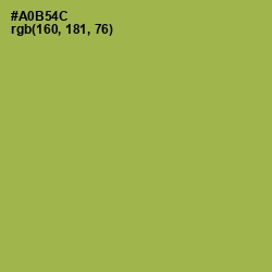 #A0B54C - Olive Green Color Image