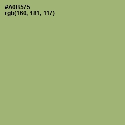 #A0B575 - Green Smoke Color Image