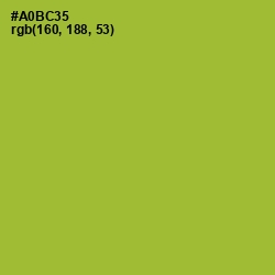 #A0BC35 - Citron Color Image