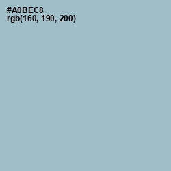 #A0BEC8 - Cadet Blue Color Image