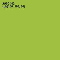 #A0C142 - Conifer Color Image