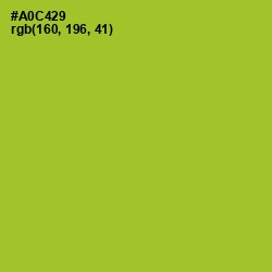 #A0C429 - Key Lime Pie Color Image