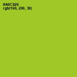 #A0C826 - Key Lime Pie Color Image