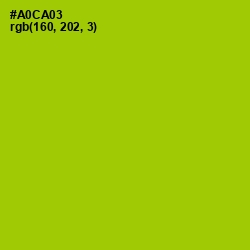 #A0CA03 - Citrus Color Image