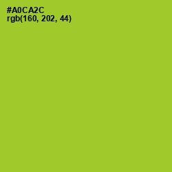 #A0CA2C - Key Lime Pie Color Image