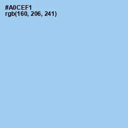 #A0CEF1 - Regent St Blue Color Image