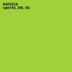 #A0D03A - Key Lime Pie Color Image