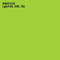 #A0D13A - Key Lime Pie Color Image