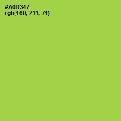 #A0D347 - Conifer Color Image