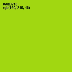 #A0D710 - Bahia Color Image