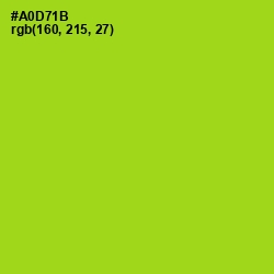 #A0D71B - Bahia Color Image