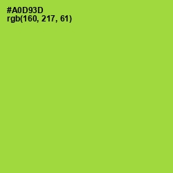 #A0D93D - Key Lime Pie Color Image
