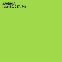 #A0D94A - Conifer Color Image
