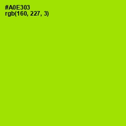 #A0E303 - Inch Worm Color Image