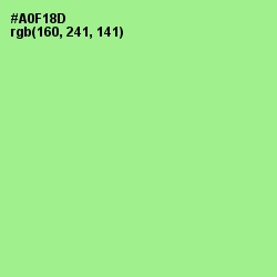 #A0F18D - Granny Smith Apple Color Image