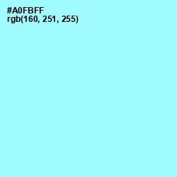 #A0FBFF - Charlotte Color Image