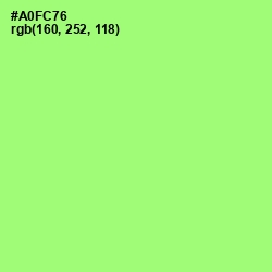#A0FC76 - Conifer Color Image