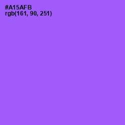 #A15AFB - Medium Purple Color Image