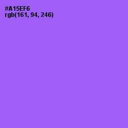 #A15EF6 - Medium Purple Color Image