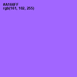 #A166FF - Medium Purple Color Image