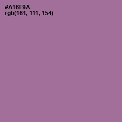#A16F9A - Turkish Rose Color Image