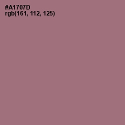 #A1707D - Coral Tree Color Image