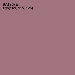 #A1737E - Coral Tree Color Image