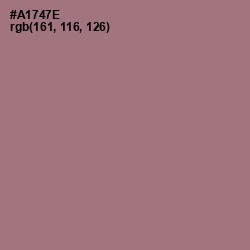 #A1747E - Coral Tree Color Image