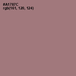 #A1787C - Coral Tree Color Image