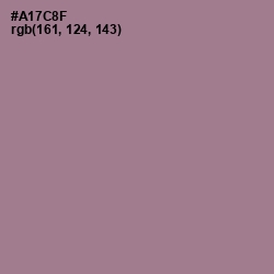 #A17C8F - Turkish Rose Color Image