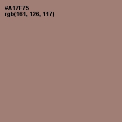 #A17E75 - Coral Tree Color Image